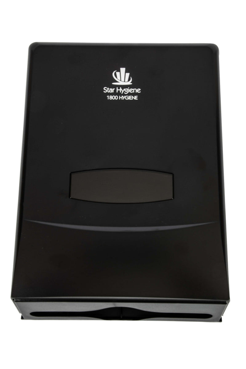 Star Hygiene Hand Towel Dispenser -Black