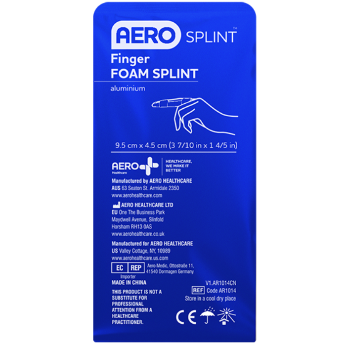 Aero Healthcare AeroSplint Finger Aluminium Foam Splint