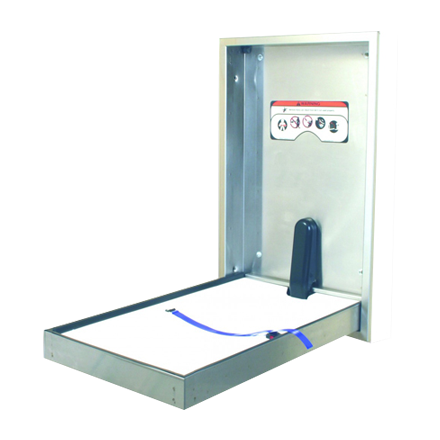 ASI JD Macdonald BABY CHANGE STATION, VERTICAL, FULL STAINLESS STEEL