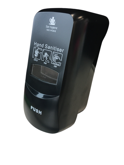 Star Hygiene Hand Sanitiser Dispenser - Black
