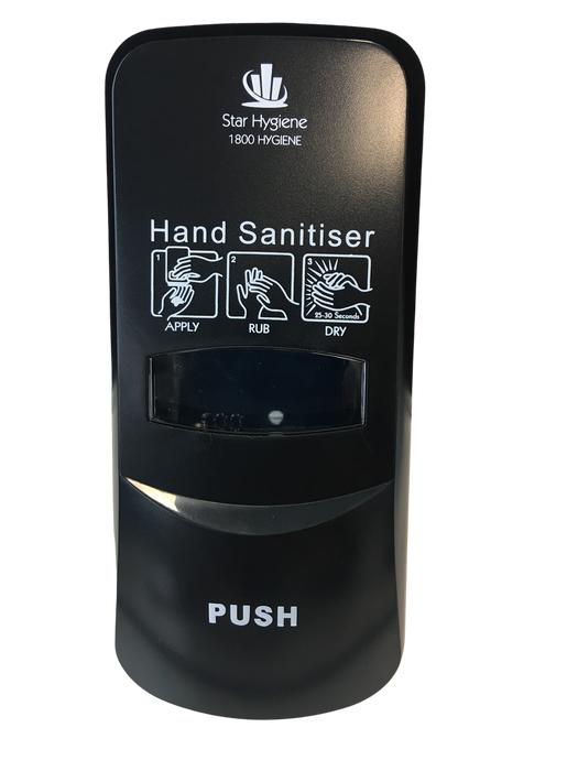 Star Hygiene Hand Sanitiser Dispenser - Black