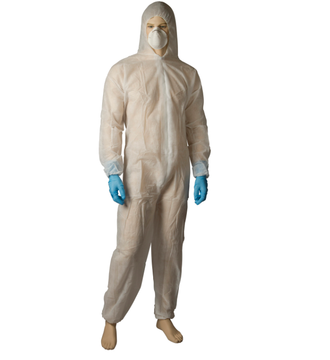 Bastion Polypropylene Coverall (Medium - White) (CTN 50)