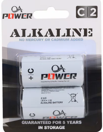 Ultra Alkaline C Battery (PK 2)