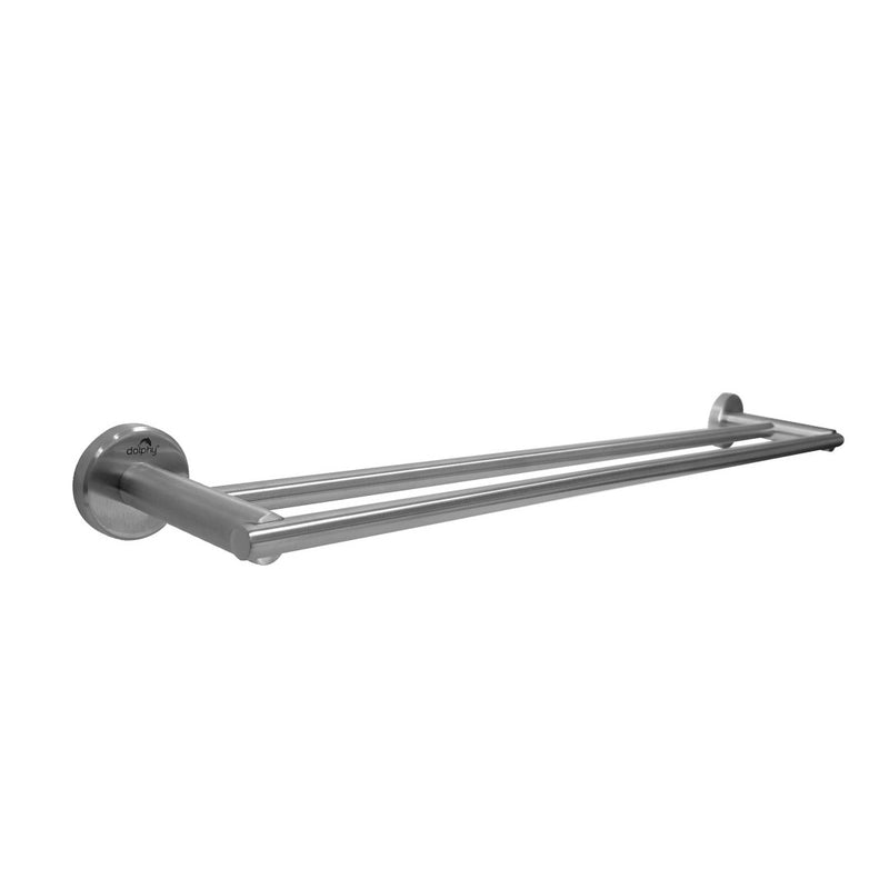 Dolphy Double Towel Rail (Stainless Steel) | Commercial Towel Rail & Robe Hook Australia