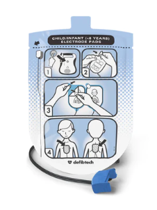 Defibtech Paediatric Defibrillation Pads (DDP-200P) – Lifeline Semi/Auto Only