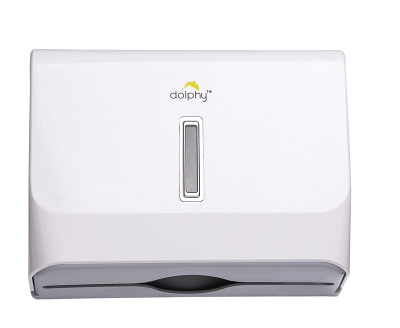 Dolphy Slimline Paper Towel Dispenser (Plastic - White) Australia
