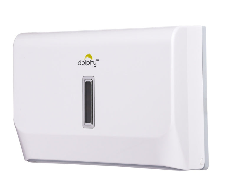 Dolphy Slimline Paper Towel Dispenser (Plastic - White) Australia