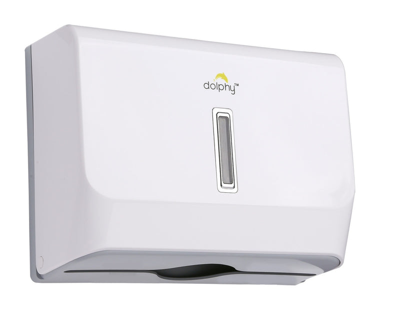 Dolphy Slimline Paper Towel Dispenser (Plastic - White) Australia