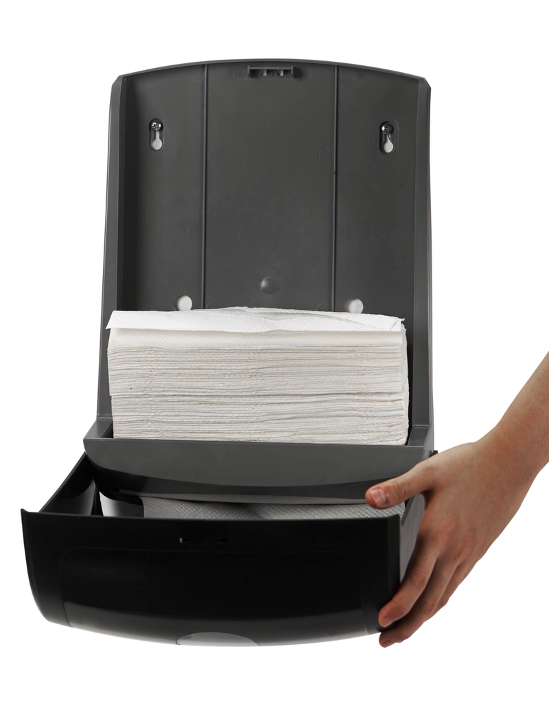 Dolphy Slimline Paper Towel Dispenser (Plastic - Black) Australia
