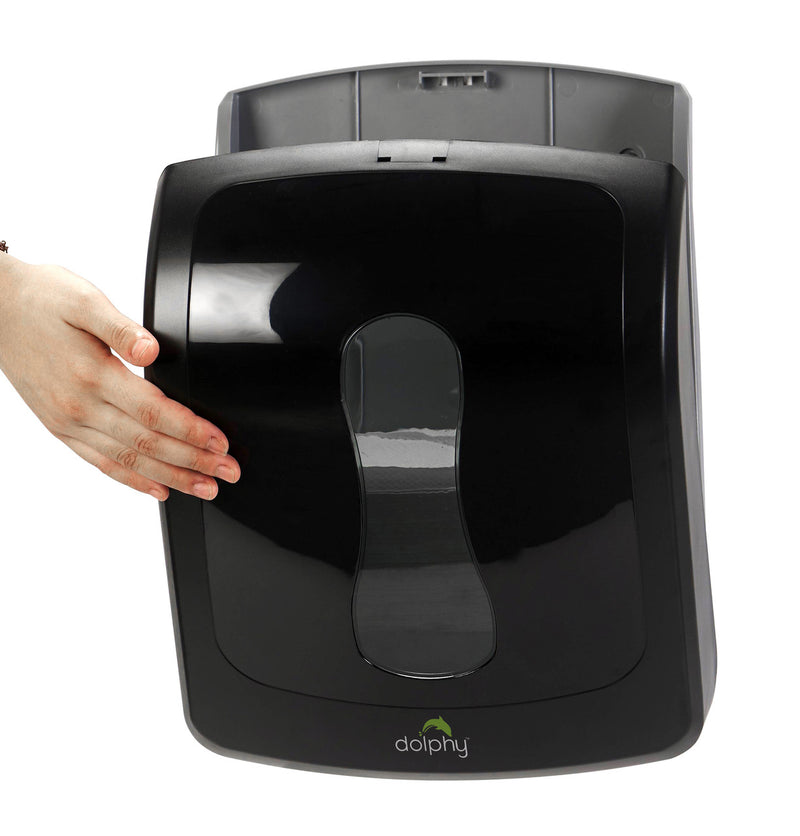Dolphy Slimline Paper Towel Dispenser (Plastic - Black) Australia