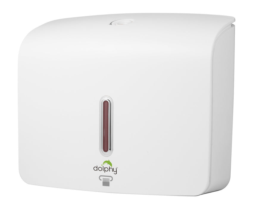 Dolphy Plaza Ultraslim Paper Towel Dispenser (Plastic - White)