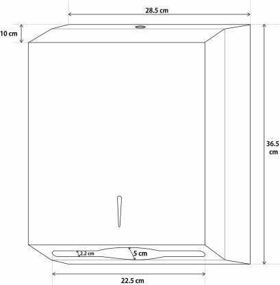 Dolphy Slimline Paper Towel Dispenser (Stainless Steel) Australia