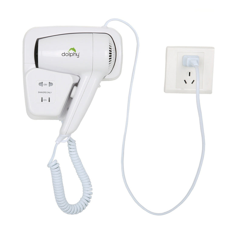 Dolphy Wall Mount Hair Dryer (1200W) Australia