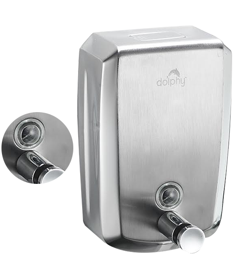 Dolphy Liquid Soap Dispenser (Stainless Steel - 500mL) Australia