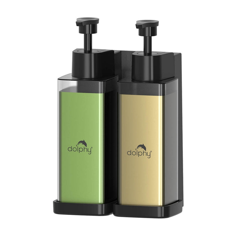 Dolphy Manual Dispenser (300mL - Set of Two - Clear) | Commercial Soap Dispenser Australia