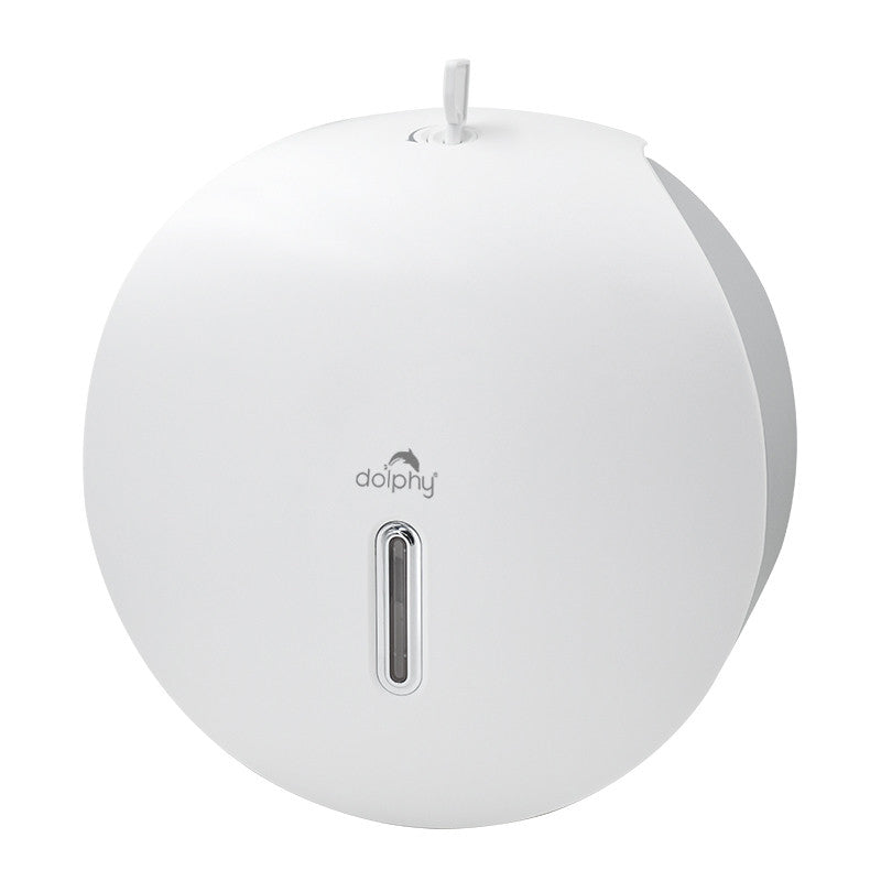 Dolphy Jumbo Toilet Roll Dispenser (Plastic - White) | Commercial Toilet Paper Dispenser Australia