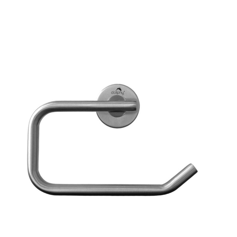 Dolphy Brushed Toilet Roll Holder (Stainless Steel) | Commercial Toilet Paper Dispenser Australia