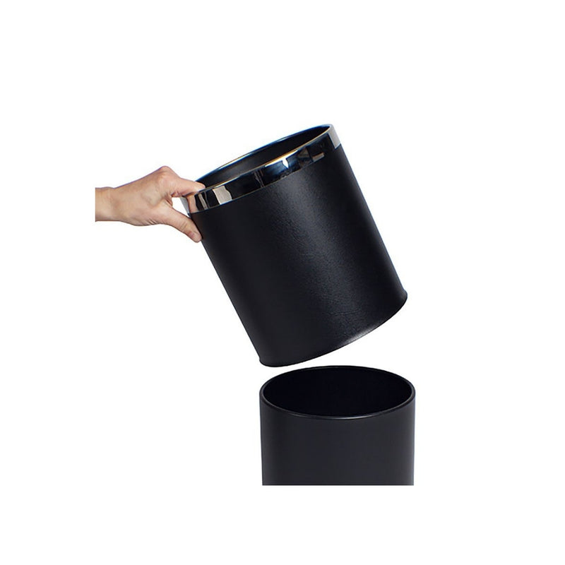 Dolphy Round Leatherette Room Bin (10L) | Commercial Waste Bin Australia