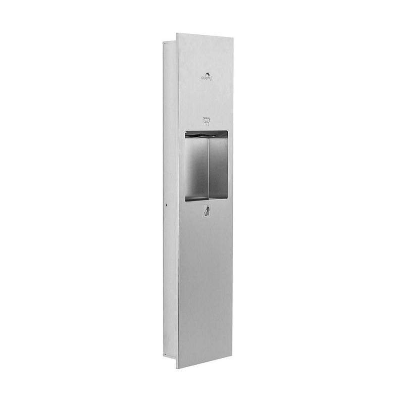 Dolphy 2-In-1 Washroom Recessed Panel (Stainless Steel) | Commercial Soap Dispenser Australia