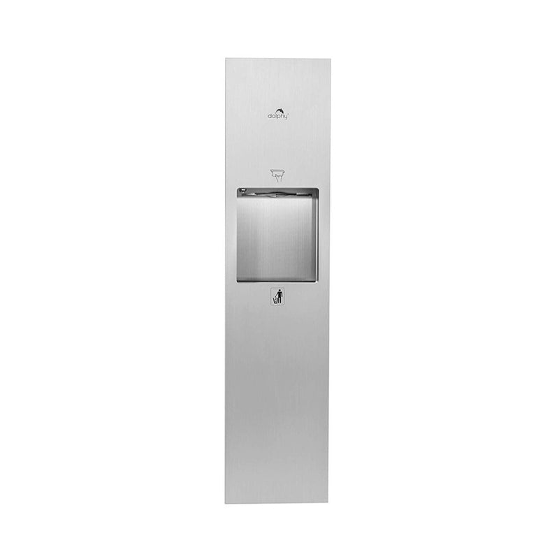 Dolphy 2-In-1 Washroom Recessed Panel (Stainless Steel) | Commercial Soap Dispenser Australia