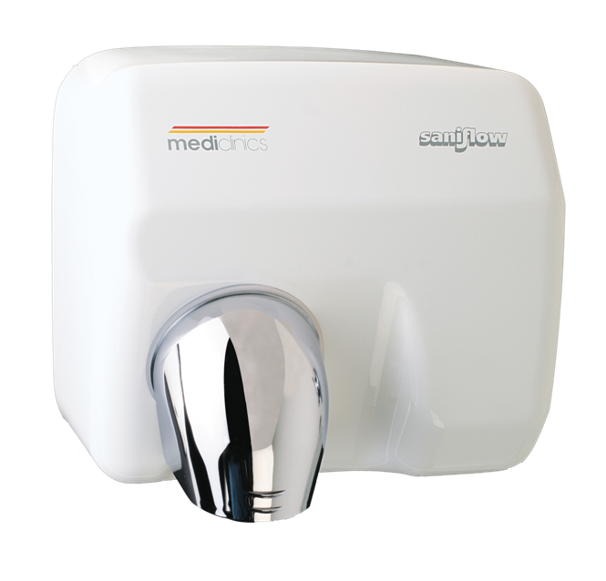 MEDICLINICS SANIFLOW HAND DRYER -WHITE