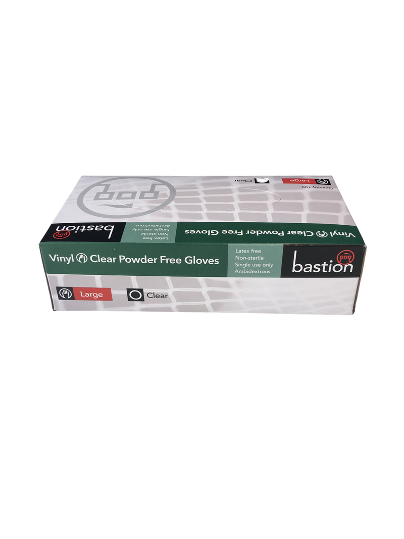 Bastion Vinyl Gloves (Powder Free)