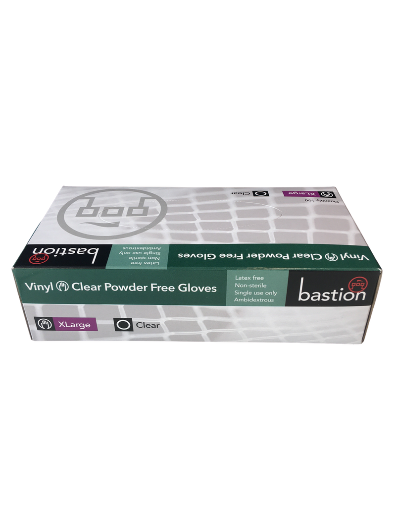 Bastion Vinyl Gloves (Powder Free)