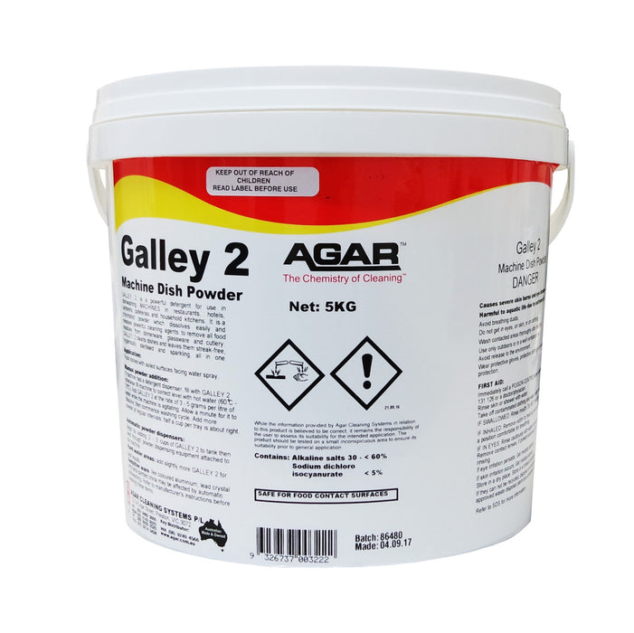 AGAR Galley 2 Dishwashing Powder (5kg)