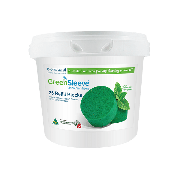 Green Sleeve™ Urinal Sanitiser Refill Block