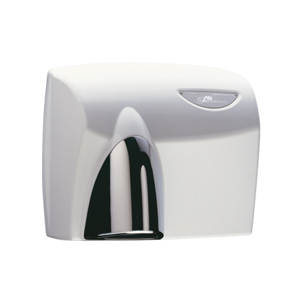 WHITE WITH POLISHED CHROME NOZZLE