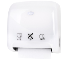 Jaws Autocut Hand Towel Dispenser - PEARL WHITE