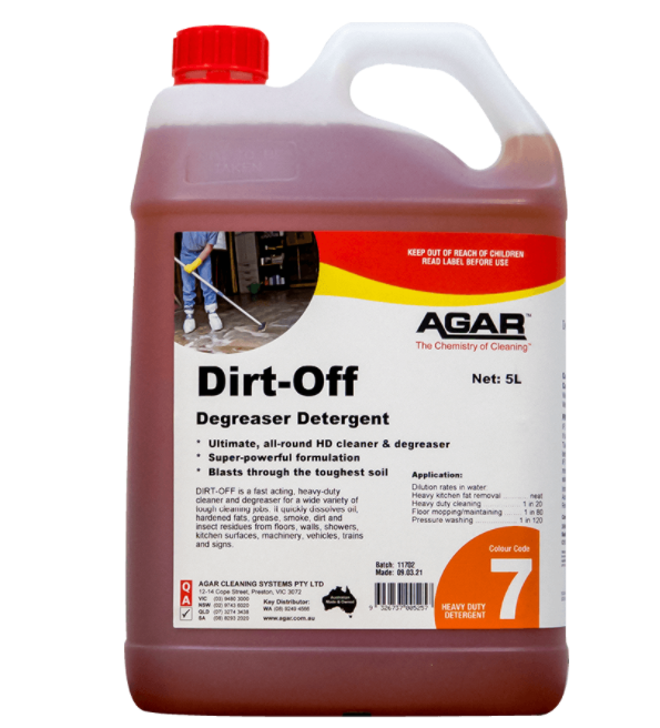 AGAR Dirt-Off Degreaser Detergent (5L)