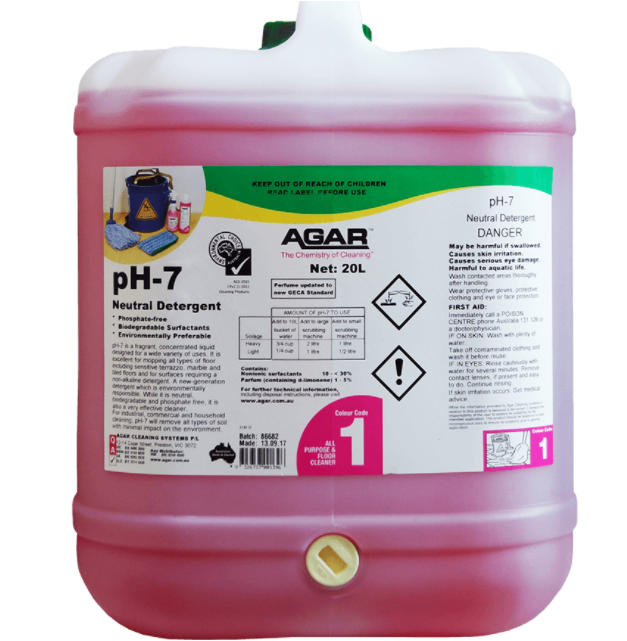 AGAR pH-7 Neutral Detergent (20L)