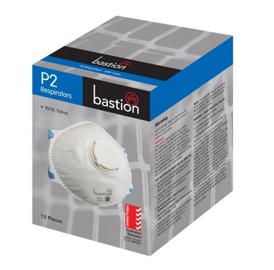 Bastion P2 Respirator (With Valve - CTN 12)