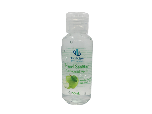 Star Hygiene Hand Sanitiser Gel 50ml | 70%+ Alcohol Antibacterial Hand Sanitiser