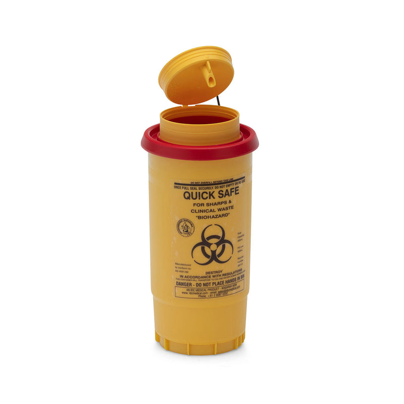 Quick Safe Medical Waste / Sharps Container – 500ml