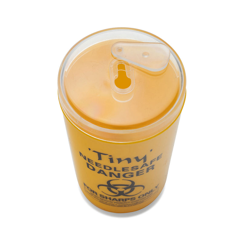 Yellow Sharps Safe – 200ml 'Tiny' Needle-Safe