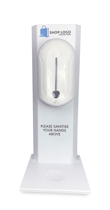 SANIDESK -#"Touch free" Hand sanitiser on a desk stand
