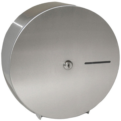 Stainless Steel Jumbo Toilet Roll Holder - Single