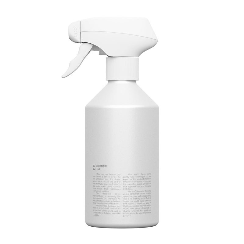 Thankyou™ Forever Bottle White Aluminium Trigger Spray 500mL