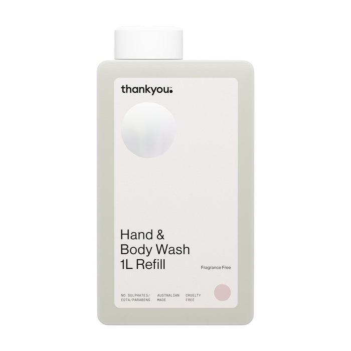 Thankyou™ Hand & Body Wash Fragrance Free Refill 1L