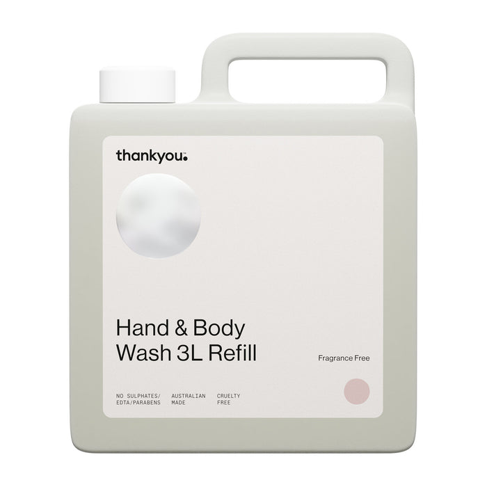 Thankyou™ Hand & Body Wash Fragrance Free Refill 3L