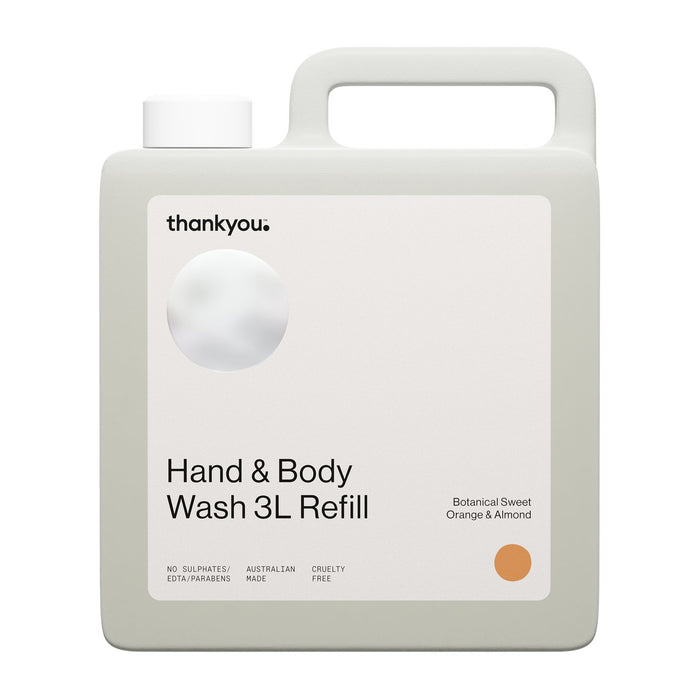 Thankyou™ Hand & Body Wash Botanical Sweet Orange & Almond Refill 3L