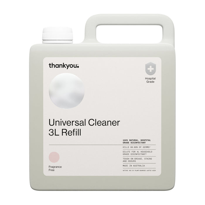 Thankyou™ Universal Cleaner Fragrance Free Refill 3L