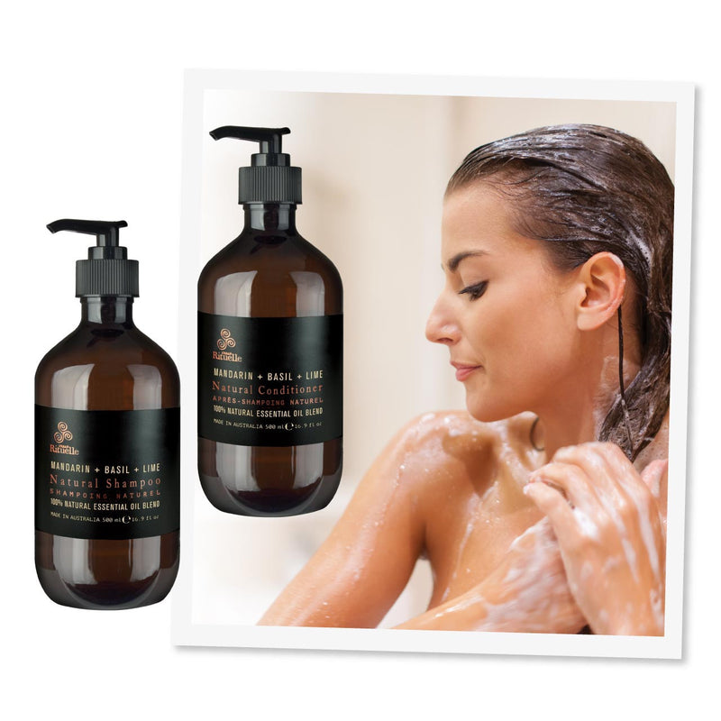 Mandarin, Basil & Lime Natural Shampoo 500ml