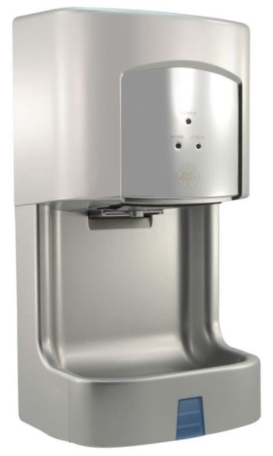 JetMAX High Speed Hand Dryer Satin Silver With Chrome