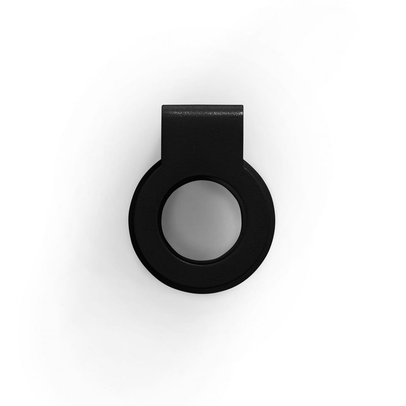 Designstuff Sanitiser & Soap Dispenser Holder, Wallmount Single Bracket 500ml – Matte Black