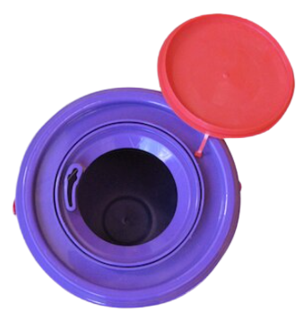 Purple Cytotoxic Container – 4.75L Round 90mm