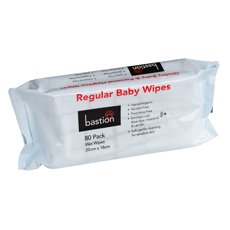 Bastion Regular Baby Wipes (CTN 20)