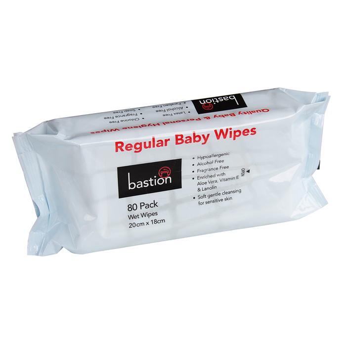 Bastion Regular Baby Wipes (CTN 20)